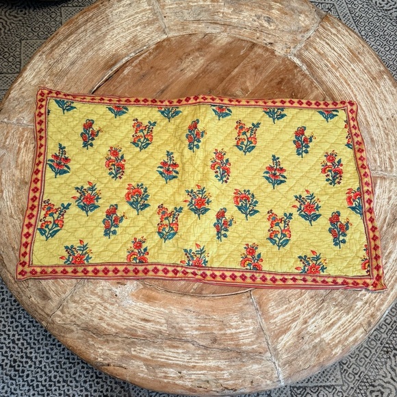 SOFT SURROUNDINGS Set of 4 KING PILLOWCASE SHAMS Cotton Paisley Floral, INDIA - Picture 3 of 7